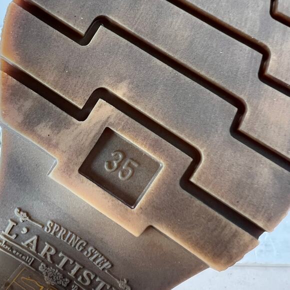 L'Artiste by Spring Step Fallinluv Leather Boot Olive Multi Women 4.5-5 NWB - Picture 9 of 11